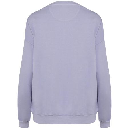 Sweat oversize French Terry violet Washed Parma Native Spirit – vue 2