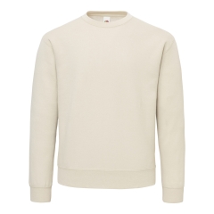 Sweat col rond 405 g/m² Beige Fruit of the Loom