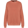 Sweat-shirt oversize French Terry coton bio Orange Native Spirit