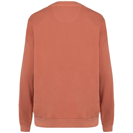 Sweat-shirt oversize French Terry coton bio Orange Native Spirit – vue 2