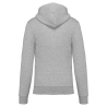 Sweat zippé capuche écoresponsable Gris Kariban – vue 2