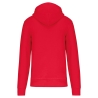 Sweat zippé capuche écoresponsable homme Rouge Kariban – vue 2
