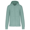 Sweat zippé capuche écoresponsable Kariban homme – Vert Sage