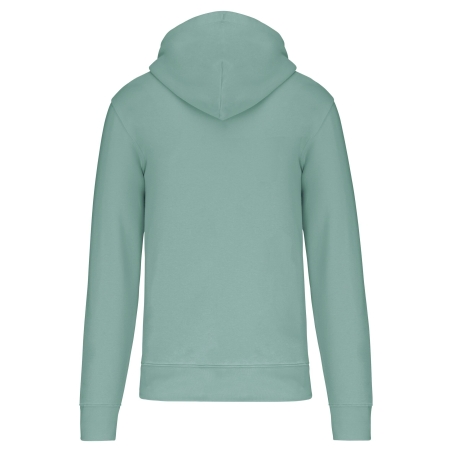 Sweat zippé capuche écoresponsable Kariban homme – Vert Sage – vue 2