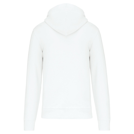 Sweat zippé capuche écoresponsable homme Blanc Kariban – vue 2