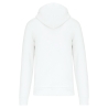 Sweat zippé capuche écoresponsable homme Blanc Kariban – vue 2