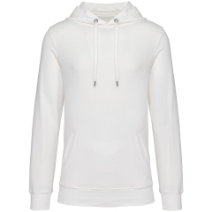 Sweat capuche French Terry écoresponsable Ivoire délavé Native Spirit
