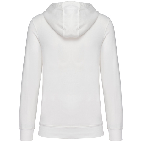 Sweat capuche French Terry écoresponsable Ivoire délavé Native Spirit – vue 2