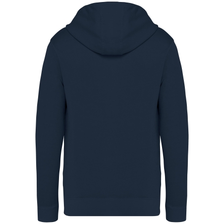 Sweat capuche French Terry écoresponsable Marine – Native Spirit – vue 2