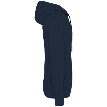 Sweat capuche French Terry écoresponsable Marine – Native Spirit – vue 3