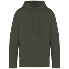 Sweat capuche French Terry écoresponsable Vert Kaki Native Spirit