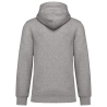 Sweat-shirt capuche unisexe Gris Oxford Grey Kariban 280 g/m² – vue 2