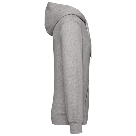 Sweat-shirt capuche unisexe Gris Oxford Grey Kariban 280 g/m² – vue 3