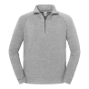 Sweat 1/4 zip Iconic Premium Gris Athletic Heather – Fruit of the Loom