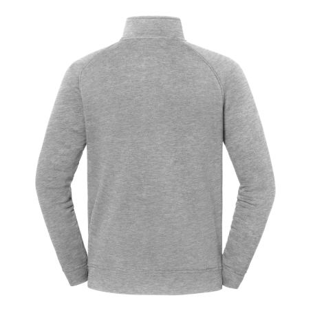 Sweat 1/4 zip Iconic Premium Gris Athletic Heather – Fruit of the Loom – vue 2