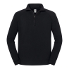 Sweat-shirt col 1/4 zip Iconic Premium Noir – Fruit of the Loom