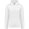 Sweat-shirt à capuche blanc unisexe 280 g/m² Kariban