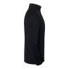 Sweat-shirt col 1/4 zip Iconic Premium Noir – Fruit of the Loom – vue 3