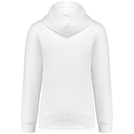 Sweat-shirt à capuche blanc unisexe 280 g/m² Kariban – vue 2