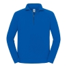 Sweat-shirt col zippé Iconic Premium Bleu – Fruit of the Loom