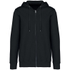 Sweat zippé capuche French Terry écoresponsable Noir Native Spirit
