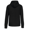 Sweat-shirt zippé capuche unisexe Noir – Kariban 360 g/m² – vue 2