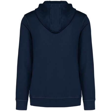 Sweat zippé capuche French Terry écoresponsable Marine Native Spirit – vue 2