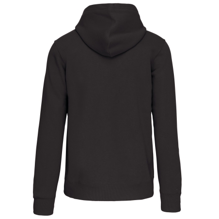 Sweat-shirt zippé capuche unisexe Gris Kariban – 360 g/m² – vue 2
