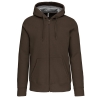Sweat-shirt zippé capuche Kariban – Vert Kaki – 360 g/m²