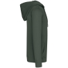 Sweat zippé capuche French Terry écoresponsable Vert Kaki Native Spirit – vue 3