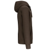 Sweat-shirt zippé capuche Kariban – Vert Kaki – 360 g/m² – vue 3