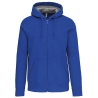 Sweat zippé capuche unisexe Bleu Kariban – 360 g/m²