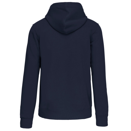 Sweat-shirt zippé capuche Marine Kariban – Unisexe 360 g/m² – vue 2