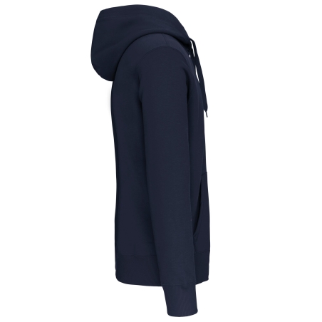 Sweat-shirt zippé capuche Marine Kariban – Unisexe 360 g/m² – vue 3