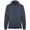 Sweat zippé capuche écoresponsable Marine bleu – Native Spirit