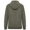 Sweat zippé capuche écoresponsable khaki Native Spirit – vue 2