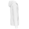 Sweat-shirt zippé capuche unisexe Blanc Kariban – vue 3