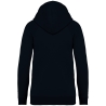 Sweat capuche raglan femme écoresponsable Noir – Native Spirit – vue 2