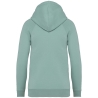 Sweat capuche raglan écoresponsable femme Jade Green Native Spirit – vue 2