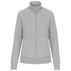 Veste molleton zippée femme Gris Oxford Grey Kariban