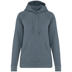 Sweat capuche raglan femme écoresponsable gris – Native Spirit