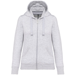 Sweat zippé capuche femme Gris (Ash Heather) – Kariban