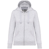 Sweat zippé capuche femme Gris (Ash Heather) – Kariban