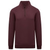 Sweat Quart-Zip Écoresponsable Bordeaux Native Spirit