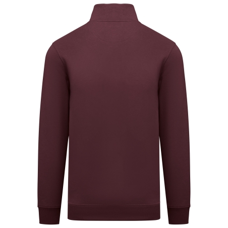 Sweat Quart-Zip Écoresponsable Bordeaux Native Spirit – vue 2