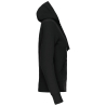 Sweat-shirt zippé capuche femme Noir – Kariban – vue 3