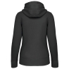 Sweat-shirt zippé capuche femme Gris Kariban 300 g/m² – vue 2