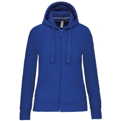 Sweat-shirt zippé capuche femme Bleu Kariban – 300 g/m²