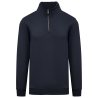 Sweat col zippé écoresponsable Marine – Native Spirit