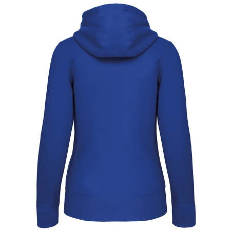 Sweat-shirt zippé capuche femme Bleu Kariban – 300 g/m² – vue 2